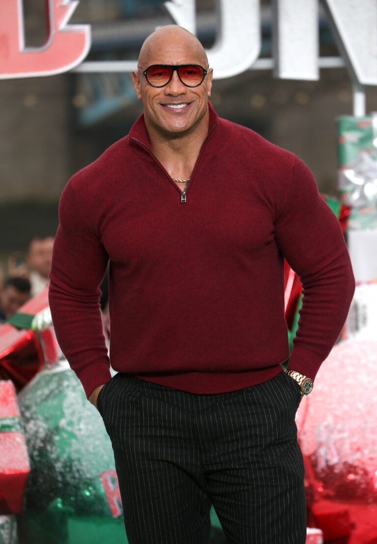 Dwayne Johnson at Photocall for ''Red One'' at Potters Fields Park in London, UK