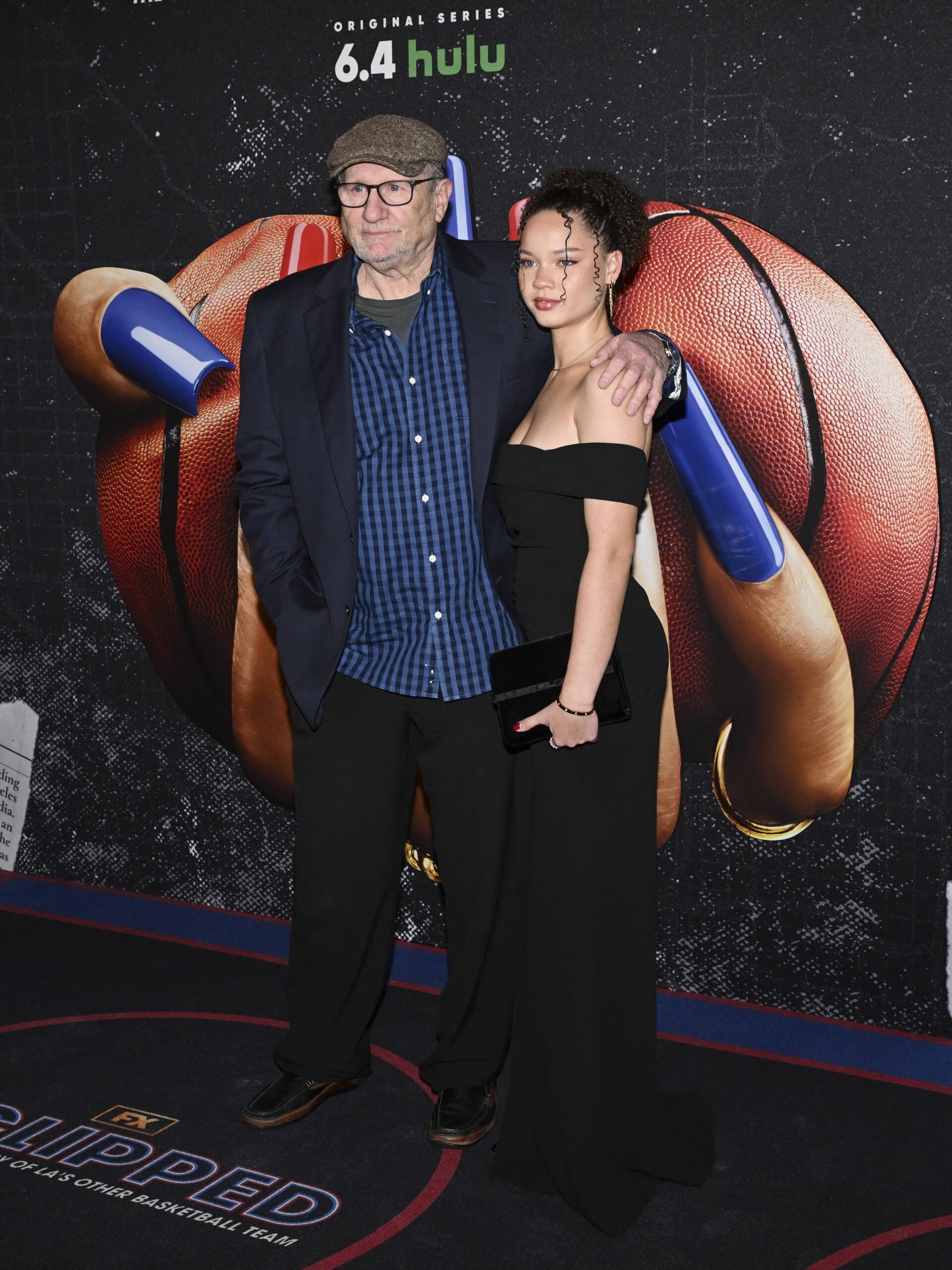 Ed O'Neill and his daughter Claire at FX's Red Carpet Premiere Event Of ''CLIPPED''