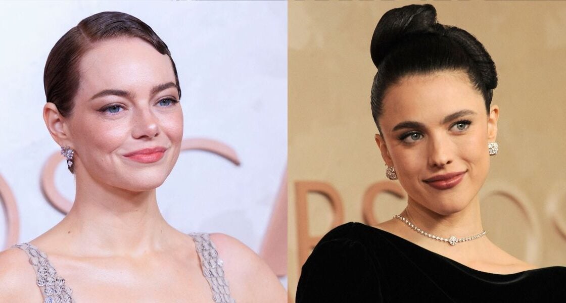 Emma Stone (left) Margaret Qualley (right)