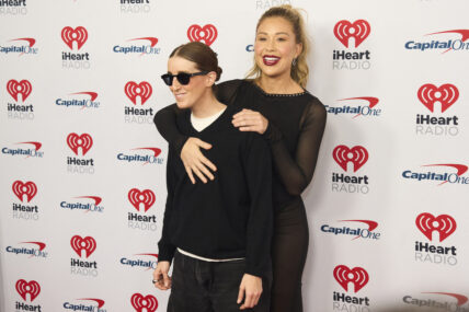 Gabby Windey and Robby Hoffman at 2023 iHeartRadio Music Festival