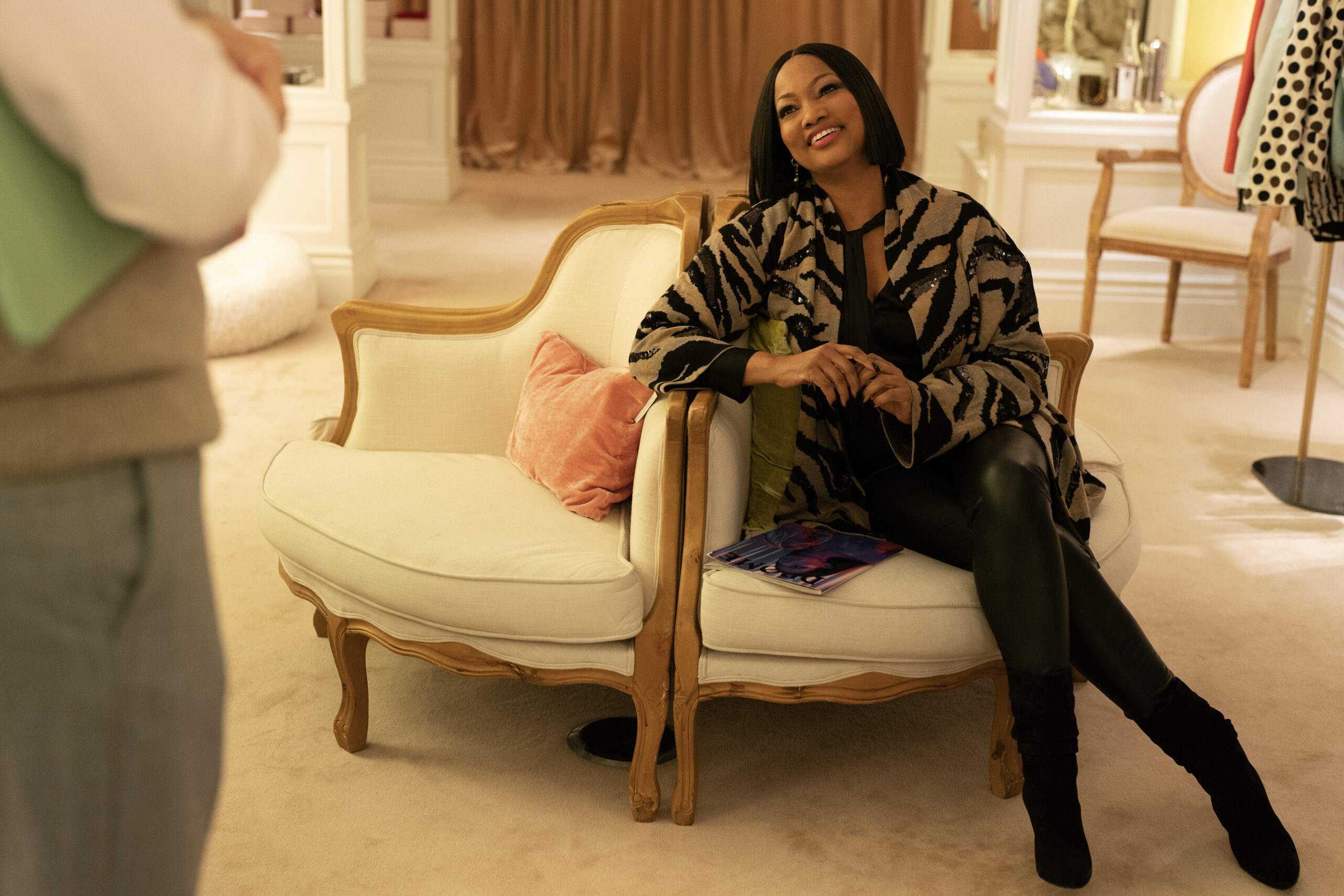 Garcelle Beauvais during an episode of "Survival of the Thickest" on Netflix.