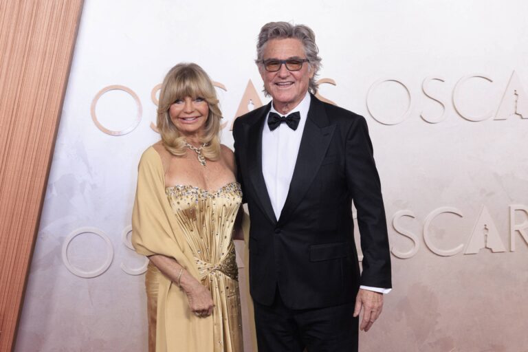 Goldie Hawn and Kurt Russell at Oscars 2025