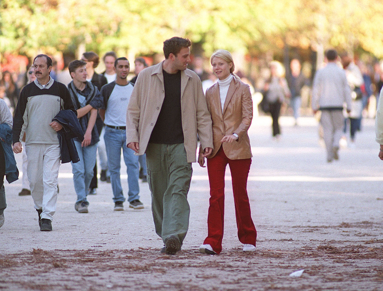 Ben Affleck and Gwyneth Paltrow in Paris