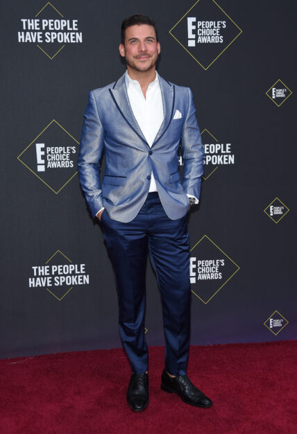 Jax Taylor posing on the red carpet in 2019.