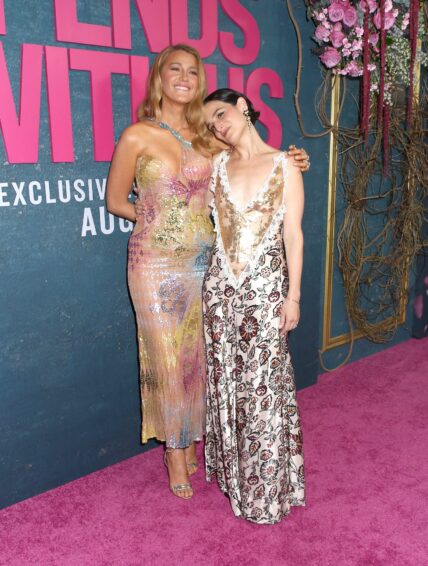 Blake Lively and Jenny Slate at 'It Ends With Us' World Premiere