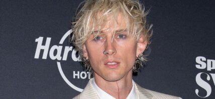 Machine Gun Kelly with blonde hair