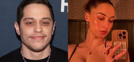 Pete Davidson (left) Elsie Hewitt (right)