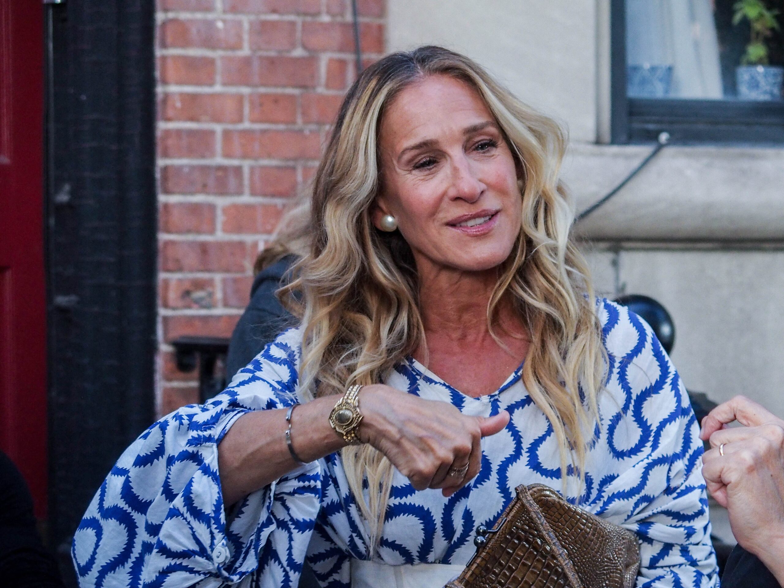 Sarah Jessica Parker at filming