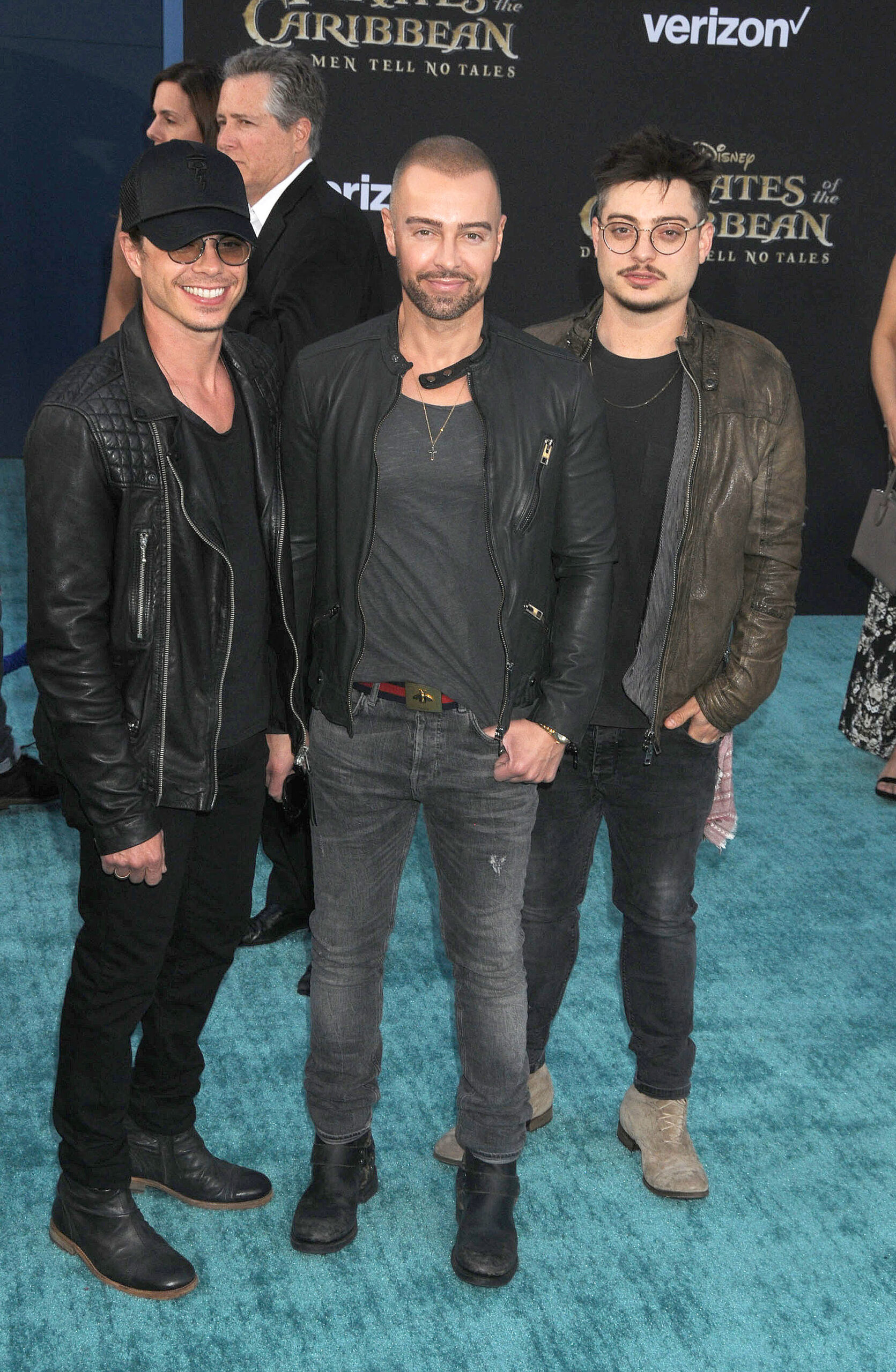 The Lawrence brothers at "Pirates of the Caribbean: Dead Men Tell No Tales'' premiere in Los Angeles