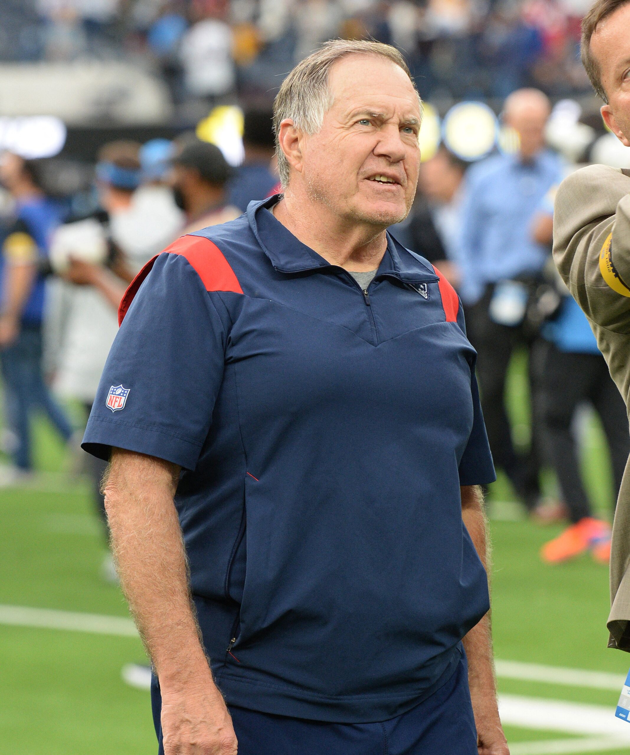 Bill Belichick on NFL field