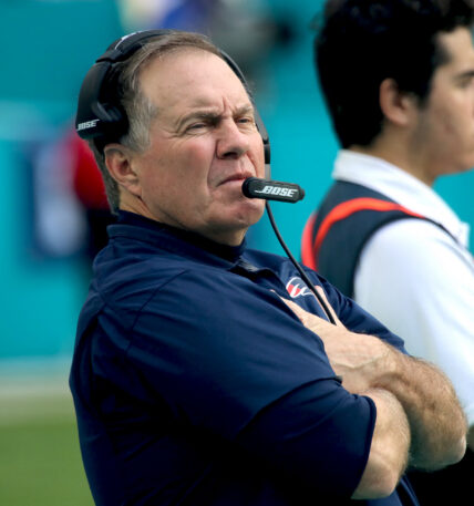 Bill Belichick on NFL field