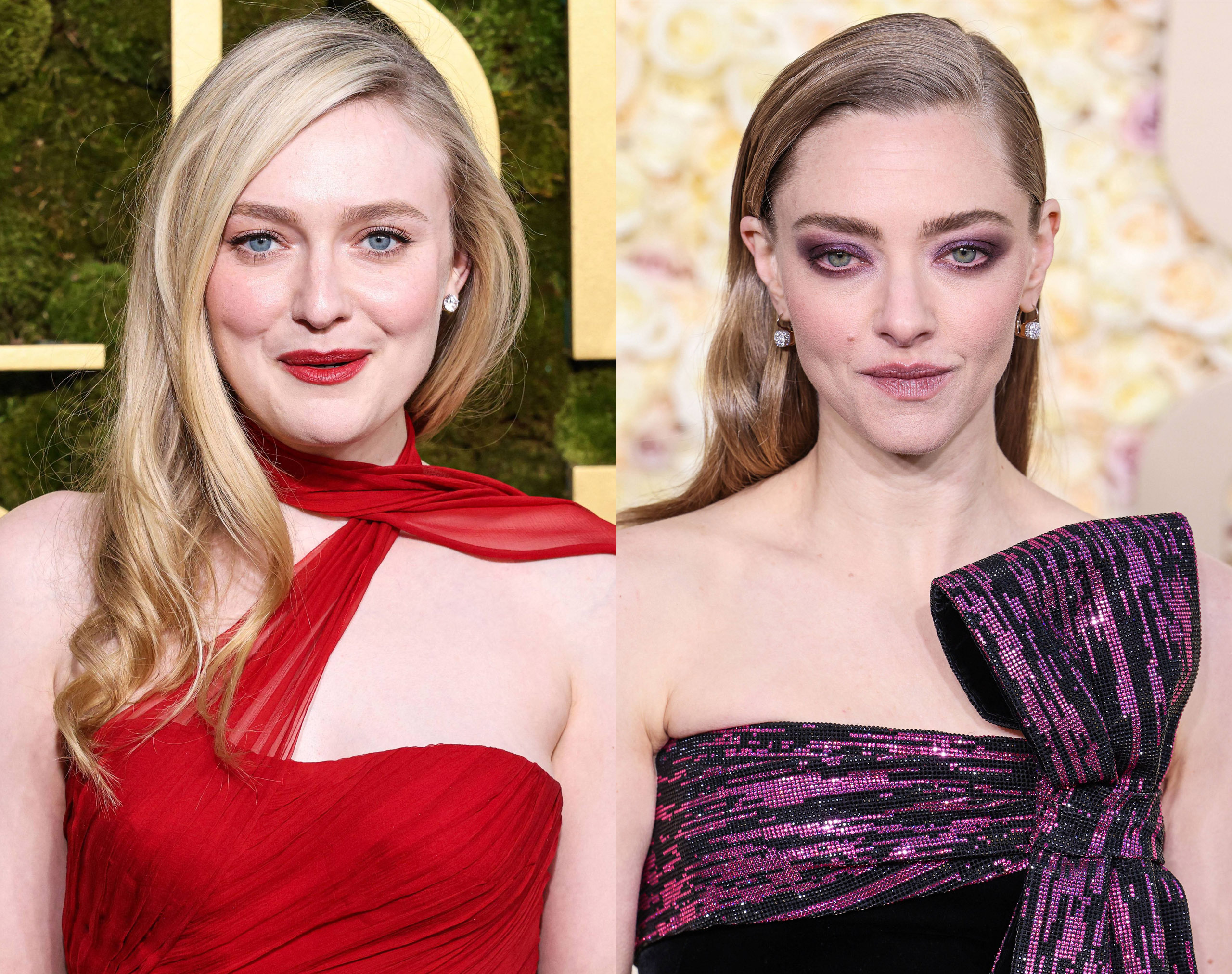 A photo collage of Dakota Fanning and Amanda Seyfried