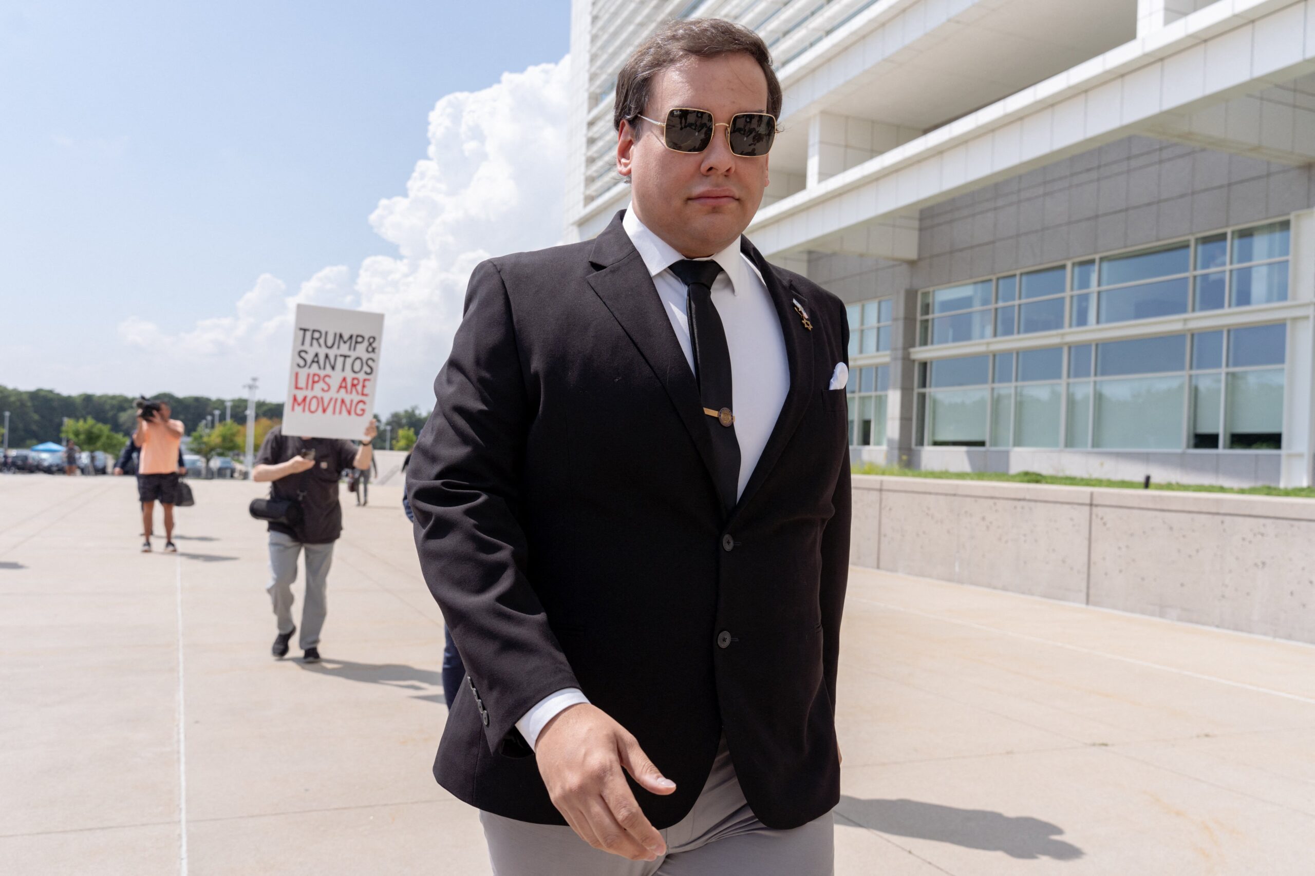 George Santos Attends Court Hearing In Central Islip, New York - 19 Aug 2024