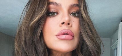 Khloe Kardashian close up