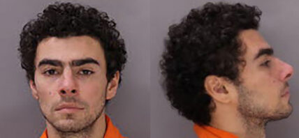 Alleged CEO killer Luigi Mangione is stony faced and wears orange prison jumpsuit in updated mugshot after arrest in Pennsylvania.