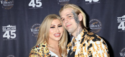 Aaron Carter and Melanie Martin In Las Vegas