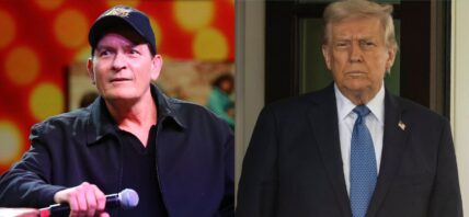 Charlie Sheen (left) Donald Trump (right)