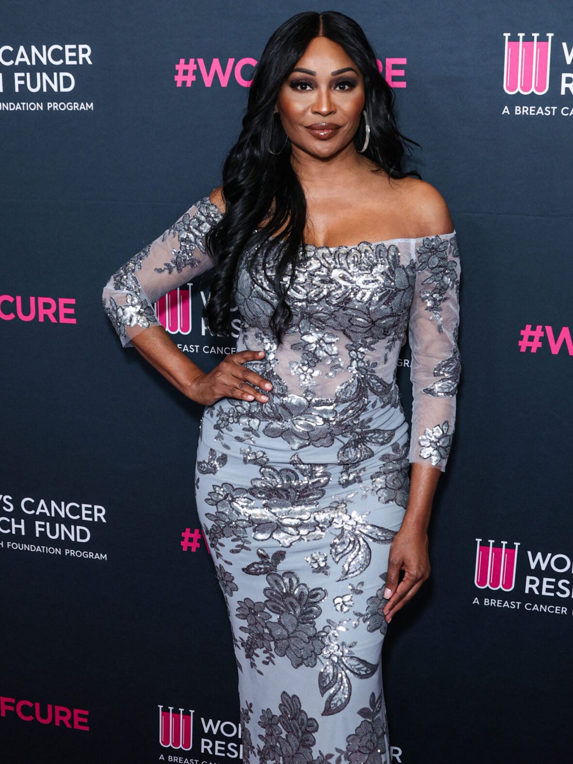 Cynthia Bailey posing on the red carpet.