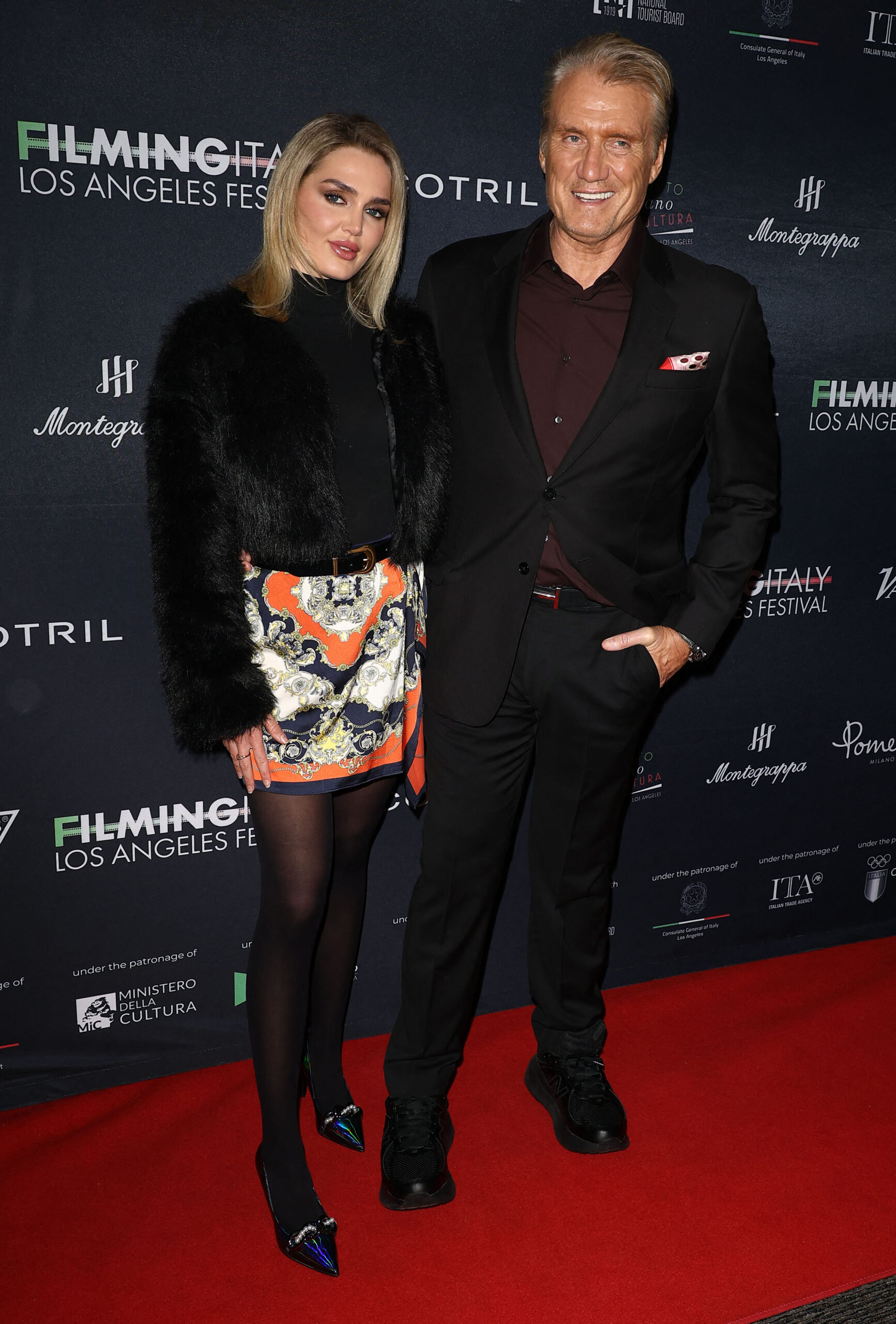 Emma Krokdal and Dolph Lundgren at the The 9th Annual Filming Italy LA