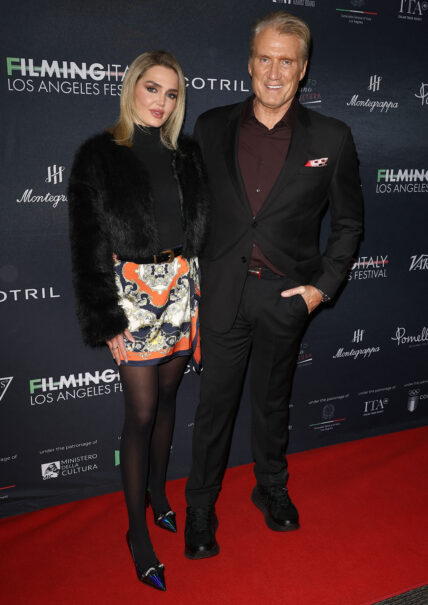 Emma Krokdal and Dolph Lundgren at the The 9th Annual Filming Italy LA