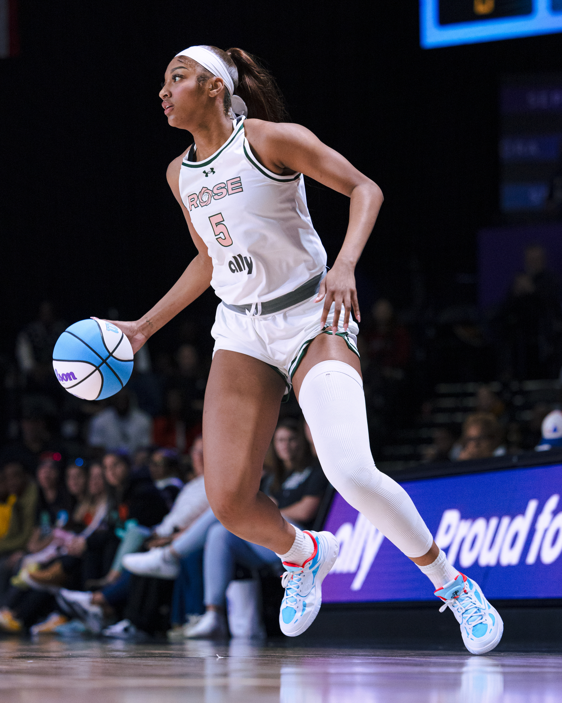 Angel Reese during an Unrivaled game.