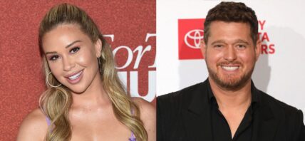 Gabby Windey (left) Michael Buble (right)