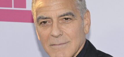 George Clooney at Los Angeles Premiere of Apple Original Film's ''Wolfs"