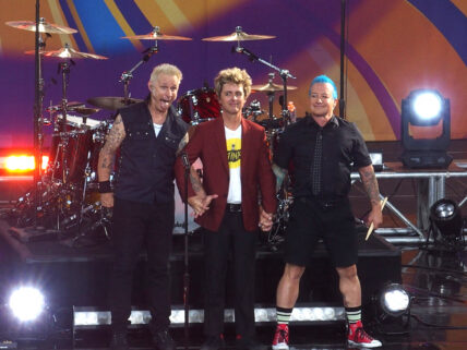 Green Day performs at ABC's Good Morning America Concert series in Central Park.
