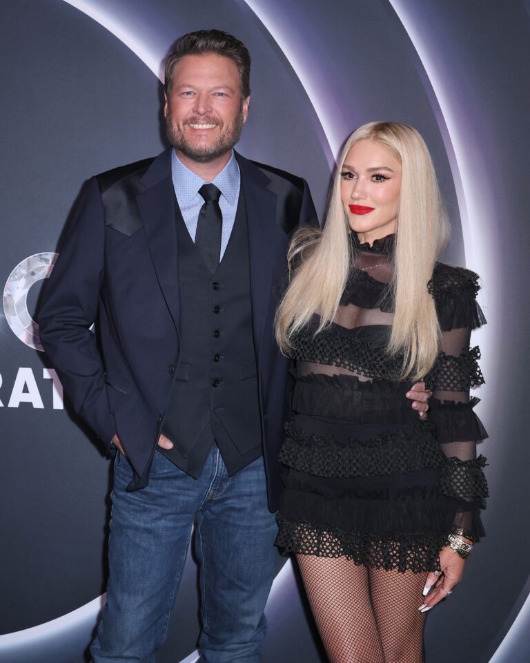 Gwen Stefani and Blake Shelton at Opry 100: A Live Celebration