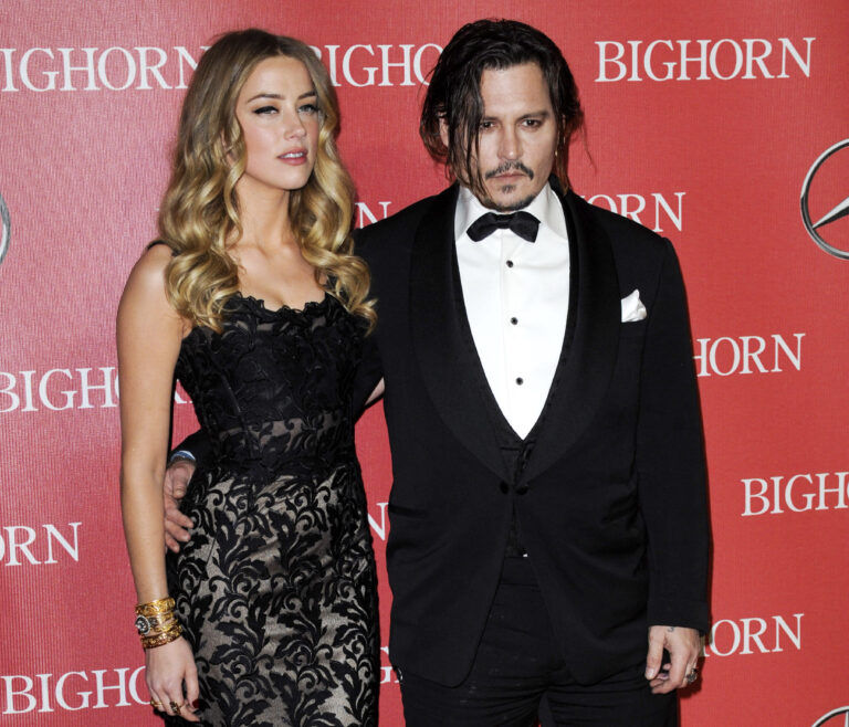 Johnny Depp and Amber Heard at 27th Annual Palm Springs International Film Festival Awards Gala