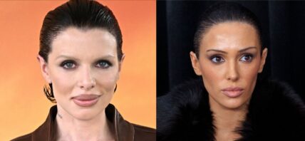 Julia Fox (left) Bianca Censori (right)