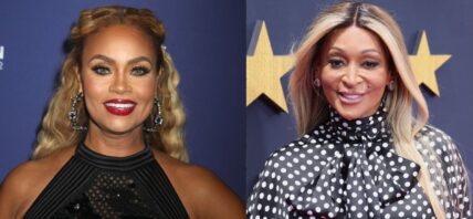 Photo collage of Gizelle Bryant and Karen Huger.