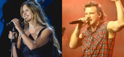 Lana Del Ray (left) Morgan Wallen (right)