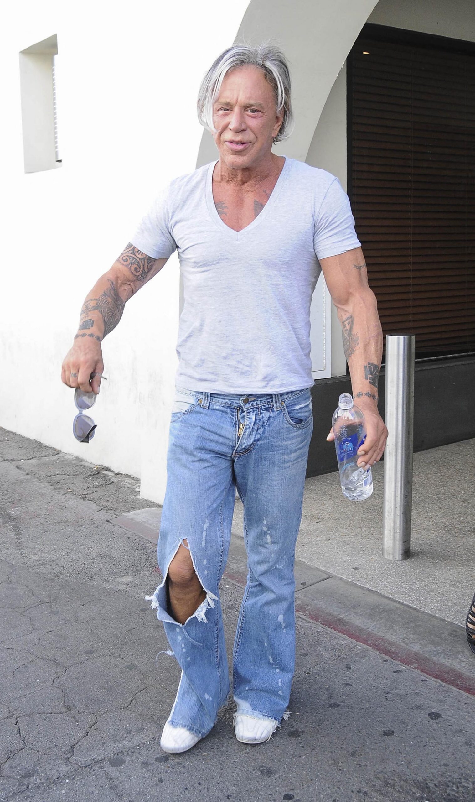 Mickey Rourke Botched Mickey Rourke Faces Eviction As Legal Trouble Mounts
