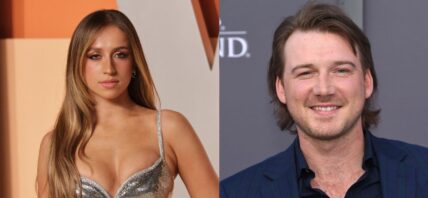 Photo collage of Morgan Wallen and Tate McRae.
