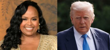 Natasha Rothwell (left) Donald Trump (right)