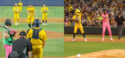 Savannah Bananas on the field