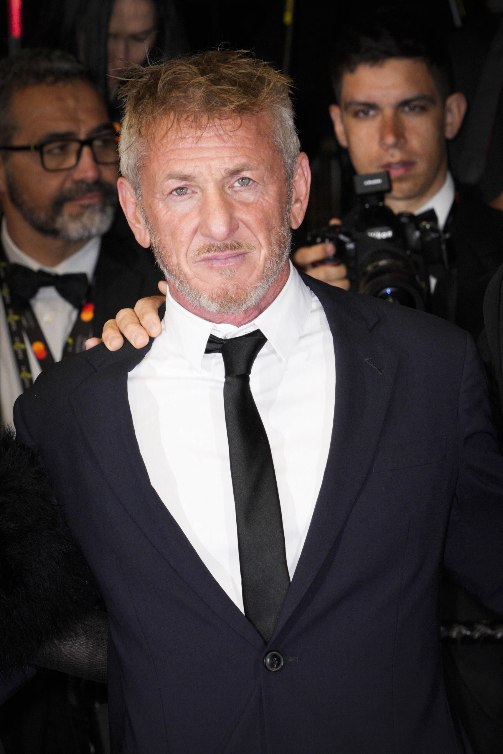 Sean Penn at "Black Flies" Red Carpet - The 76th Annual Cannes Film Festival