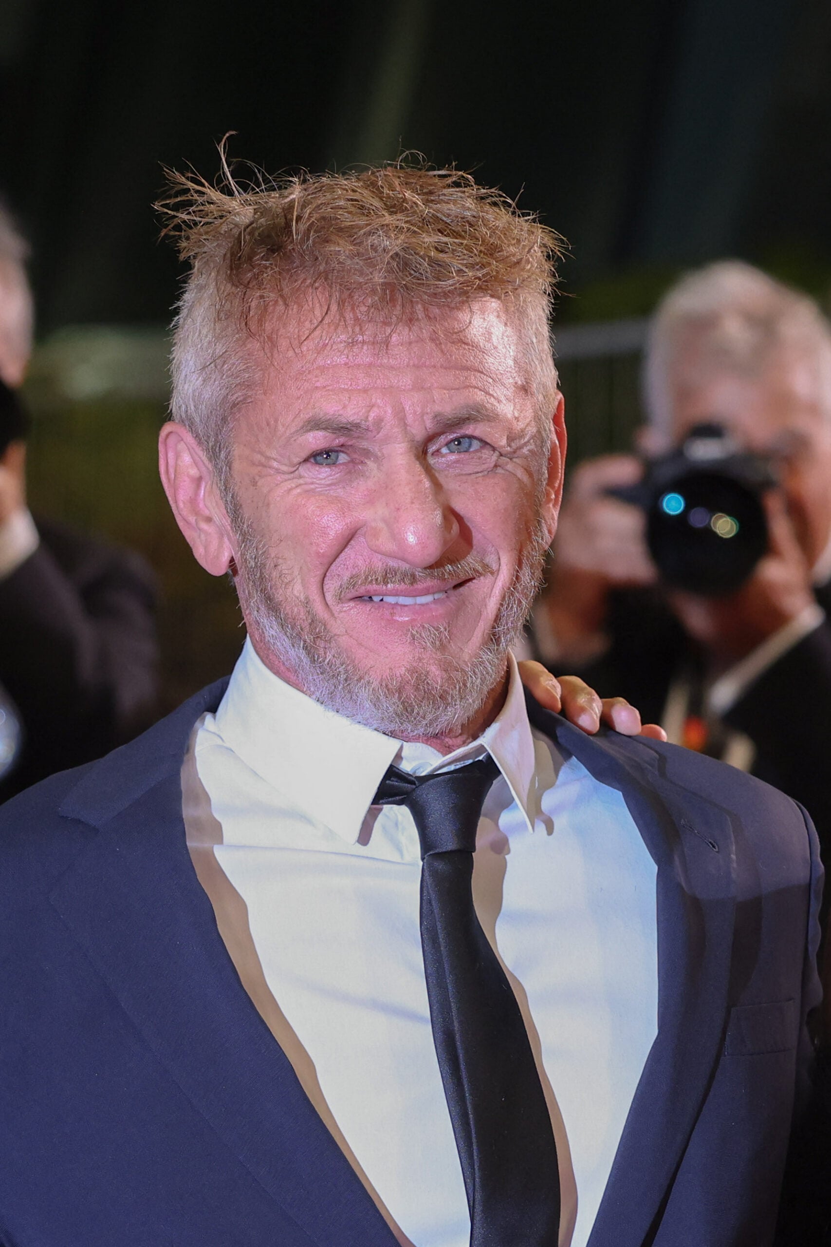 Sean Penn at Black Flies" Red Carpet - The 76th Annual Cannes Film Festival