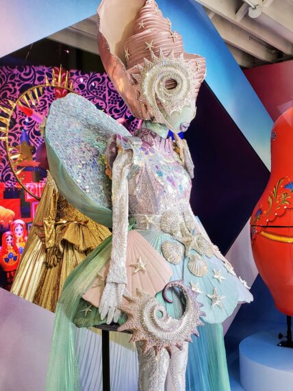 Seashell costume on display from The Masked Singer