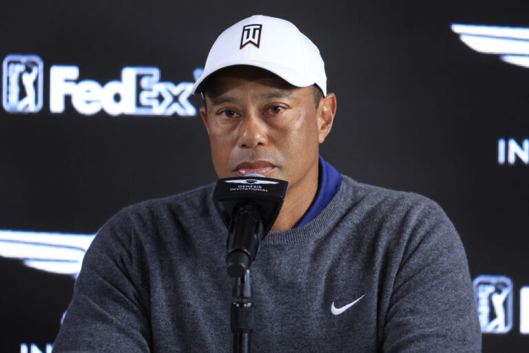 Tiger Woods Interview at Genesis Invitational