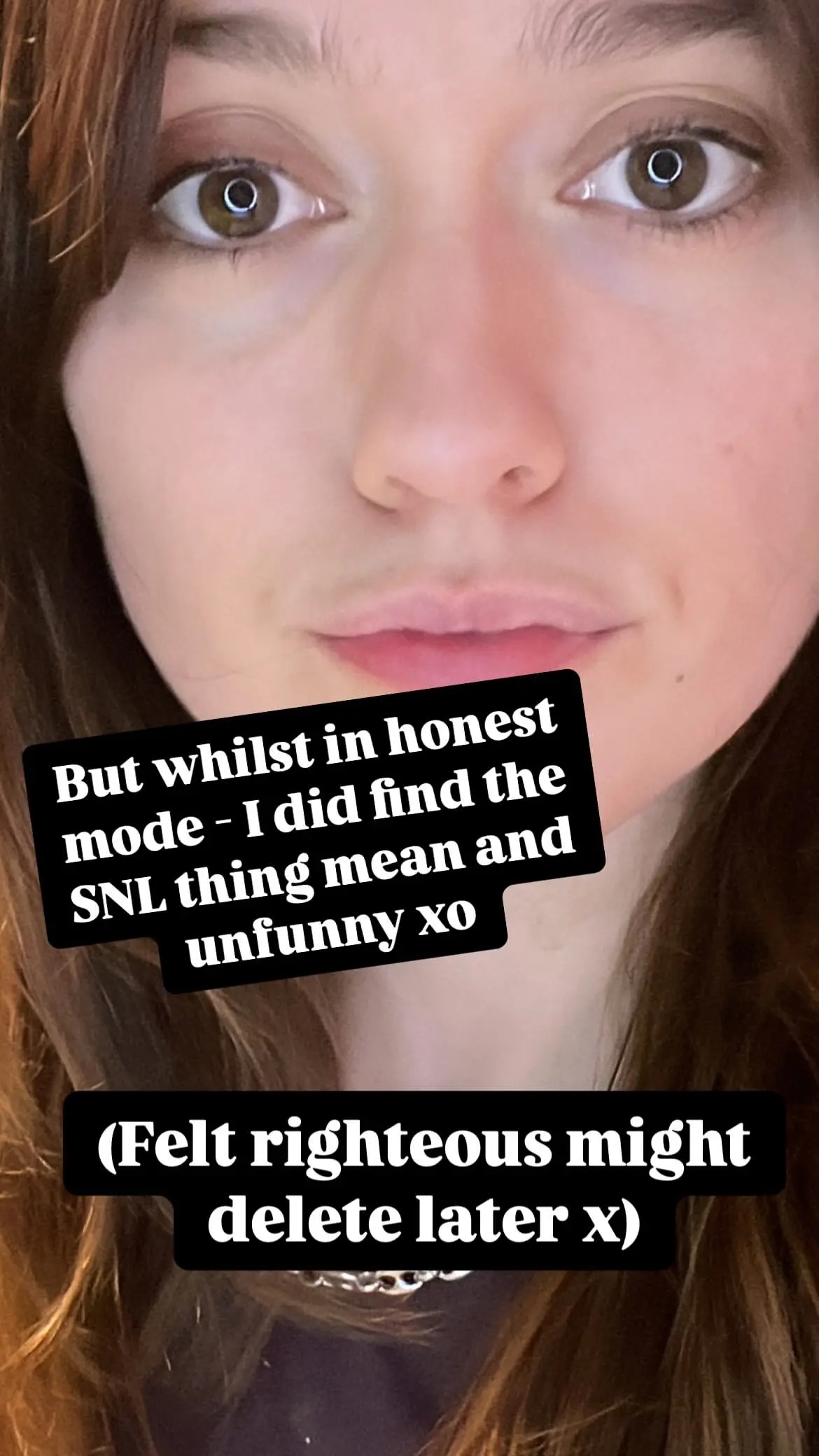 Amiee Lou Wood's Instagram Stories
