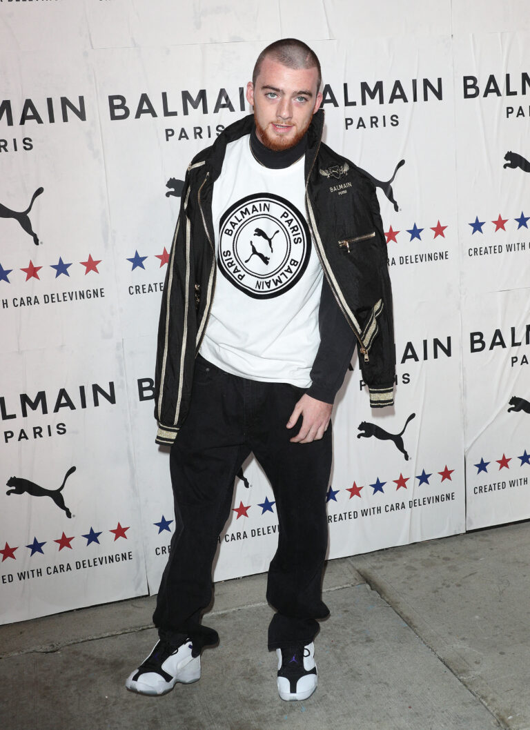 Angus Cloud at PUMA X BALMAIN Created with Cara Delevingne Launch Party