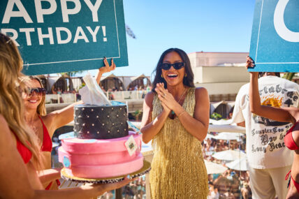 Singer Cassie celebrates her birthday at Resorts World Las Vegas with family and friends