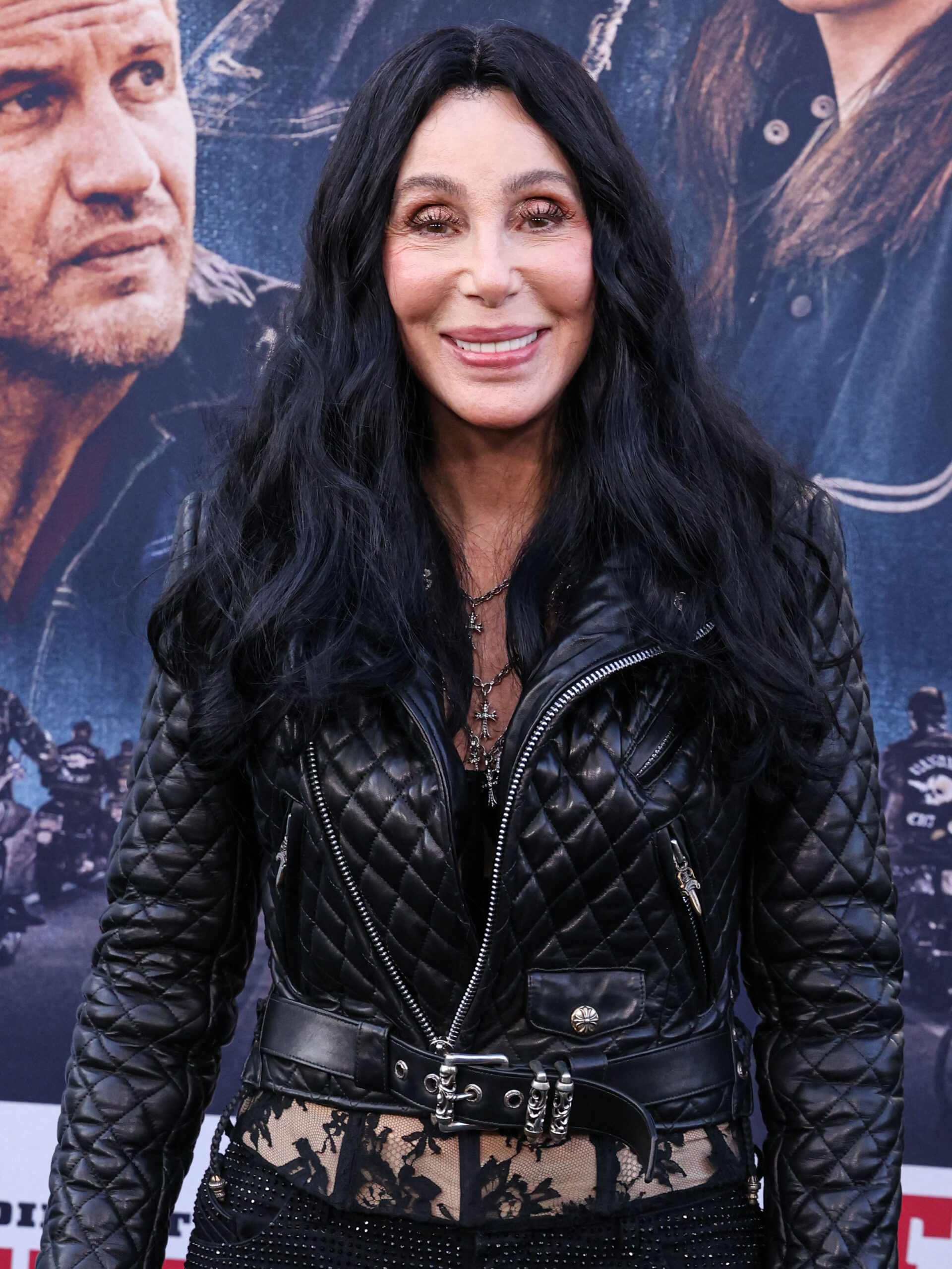 Cher at Los Angeles Premiere Of Focus Features' 'The Bikeriders'