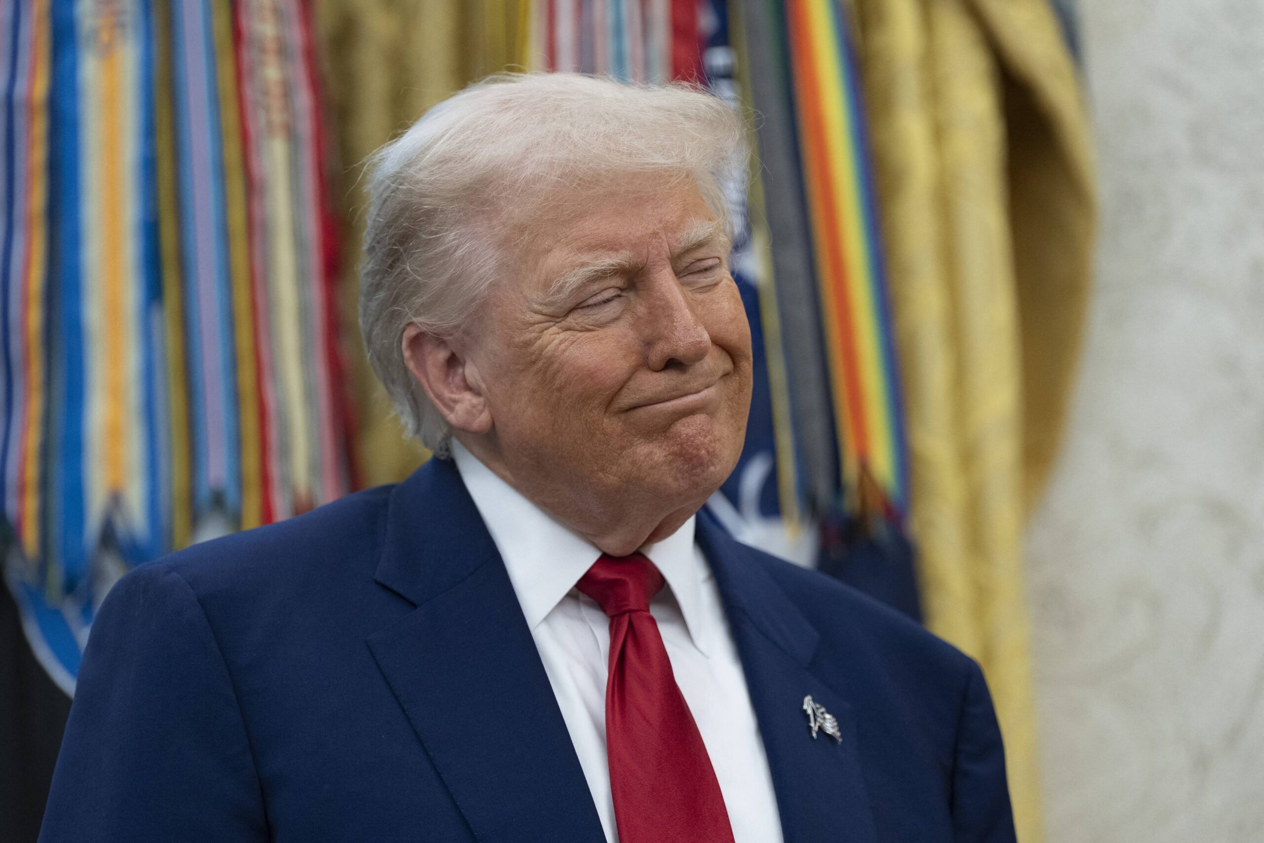 Trump Participates in a Swearing-In Ceremony for Jeanine Pirro