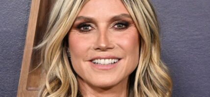 Heidi Klum close up