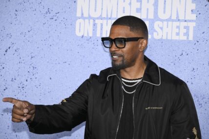 Jamie Foxx attends Apple TV+'s ''Number One on the Call Sheet'' LA Premiere