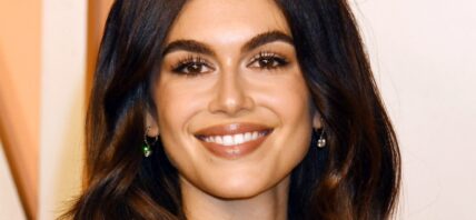 Kaia Gerber close up