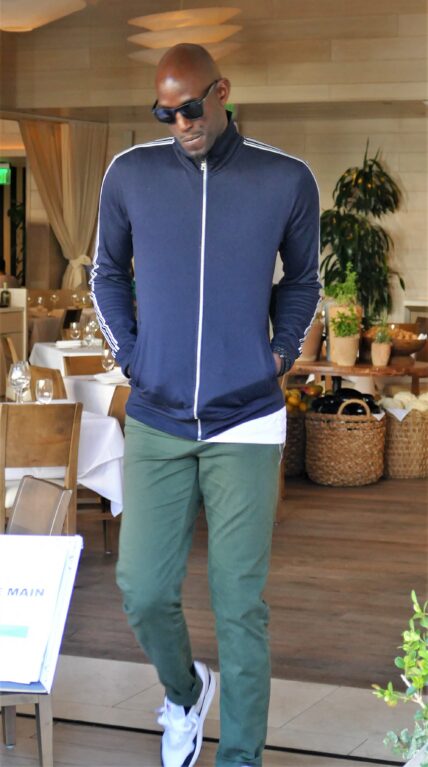 Retired NBA Star Kevin Garnett Seen Leaving Lunch